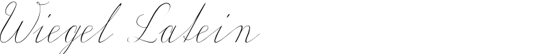 Wiegel Latein Font
