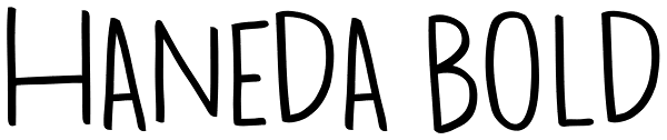 Haneda Bold Font