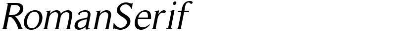 RomanSerif Font