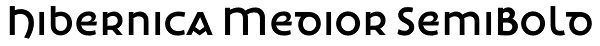 Hibernica Medior SemiBold Font