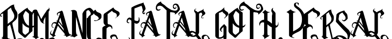 Romance Fatal Goth Versal Font