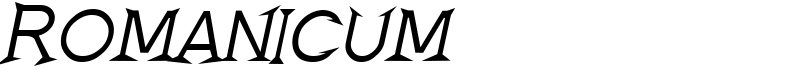 Romanicum Font