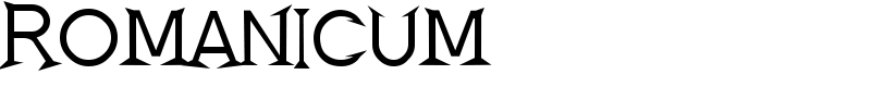 Romanicum Font