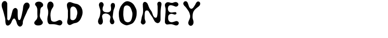 Wild honey Font