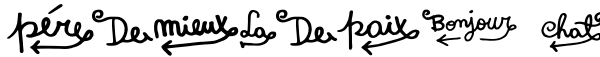 Pequena Word France Font