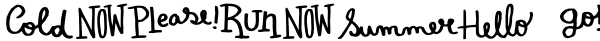 Pequena Word English Font