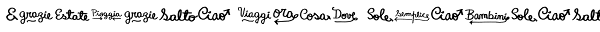 Pequena Word Italian Font