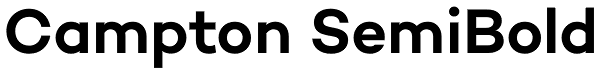 Campton SemiBold Font