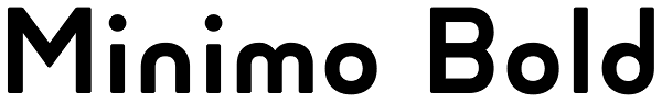 Minimo Bold Font