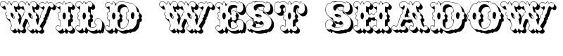 Wild West Shadow Font