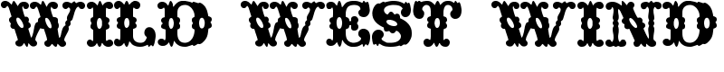 Wild West Wind Font