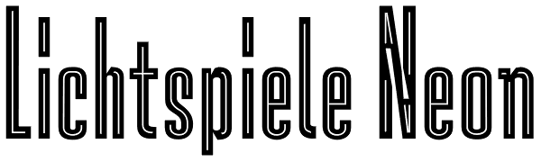 Lichtspiele Neon Font