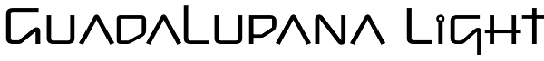 Guadalupana Light Font