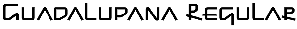 Guadalupana Regular Font