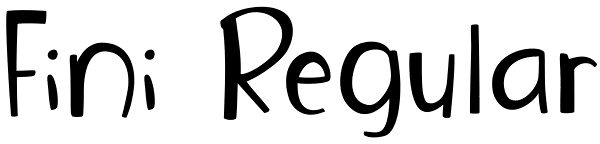 Fini Regular Font