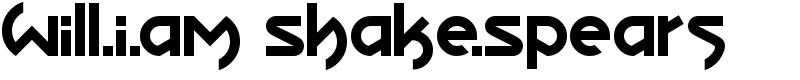 Will.i.am Shake.Spears Font