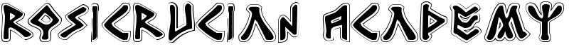 Rosicrucian Academy Font
