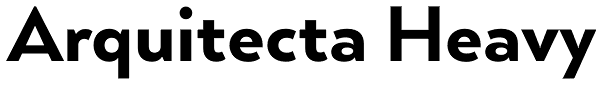 Arquitecta Heavy Font