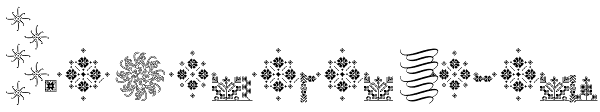 The Carpenter Patterns Font