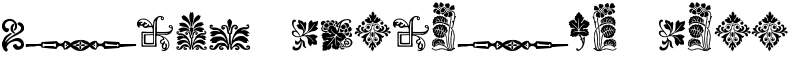 Rough Fleurons Free Font