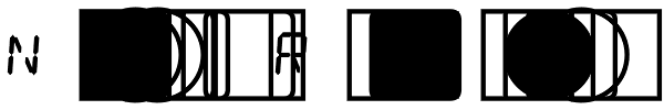 Numbers with Rings Digital Font