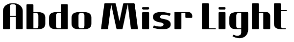 Abdo Misr Light Font