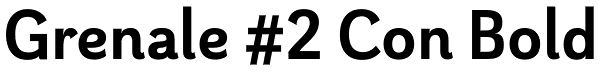 Grenale #2 Con Bold Font