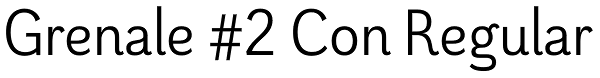 Grenale #2 Con Regular Font