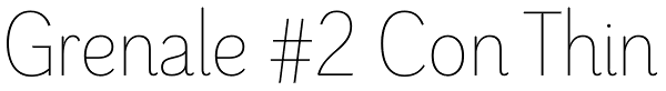 Grenale #2 Con Thin Font