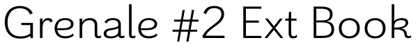 Grenale #2 Ext Book Font