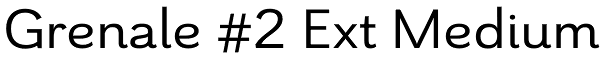 Grenale #2 Ext Medium Font