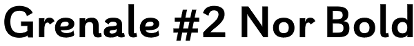 Grenale #2 Nor Bold Font