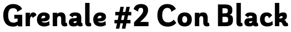 Grenale #2 Con Black Font