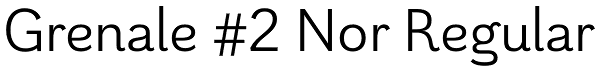 Grenale #2 Nor Regular Font