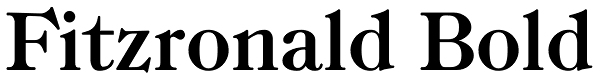 Fitzronald Bold Font