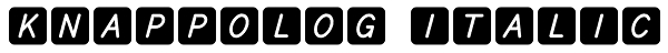 Knappolog Italic Font