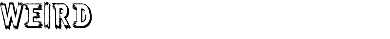Weird Font
