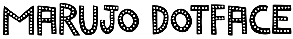 Marujo Dotface Font