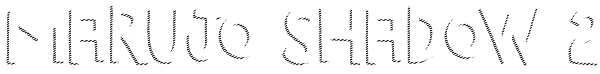 Marujo Shadow 2 Font