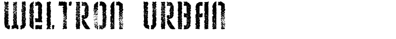 Weltron Urban Font